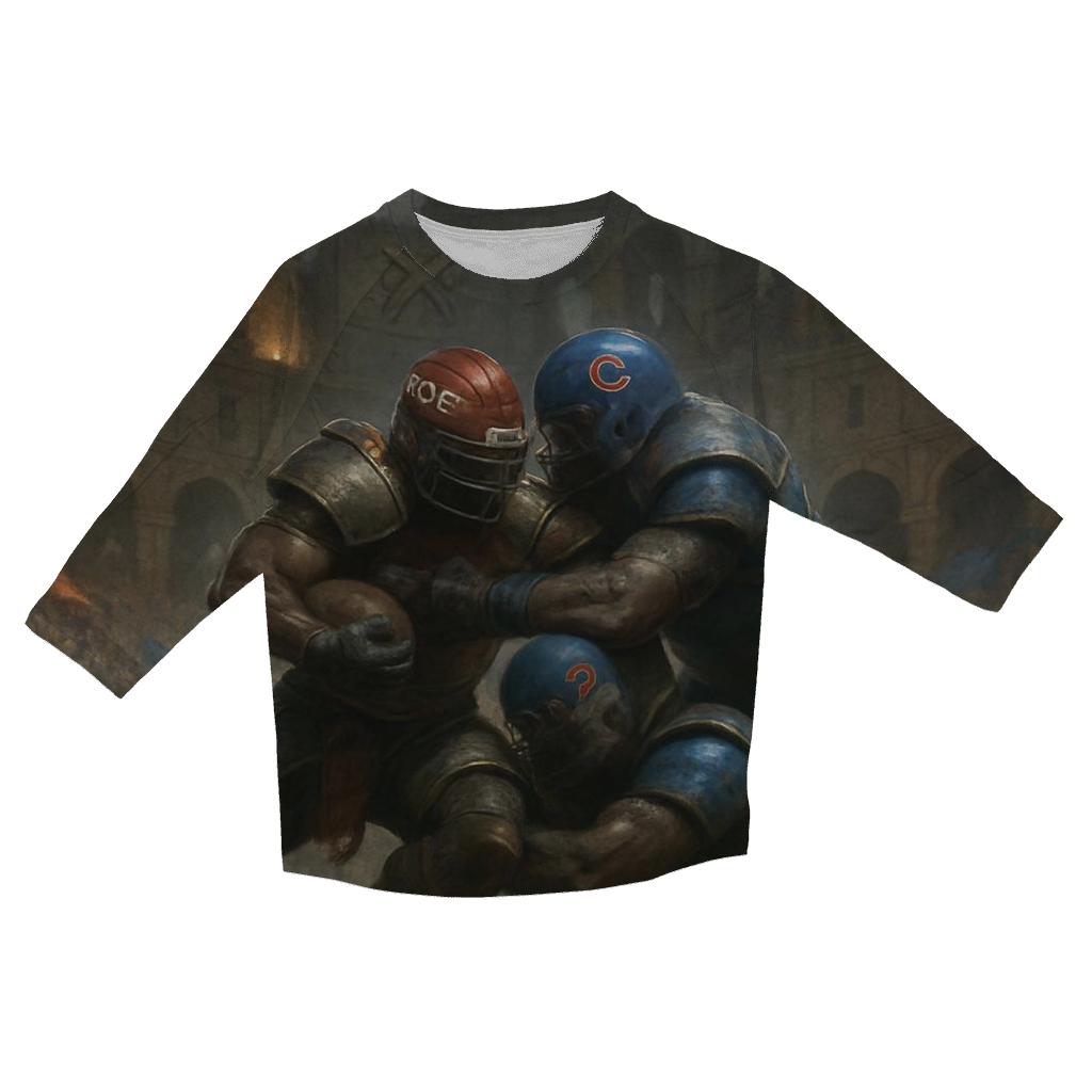 Stadium Of Echoes Braves And Cubs Clash trendy 3/4 sleeve tops