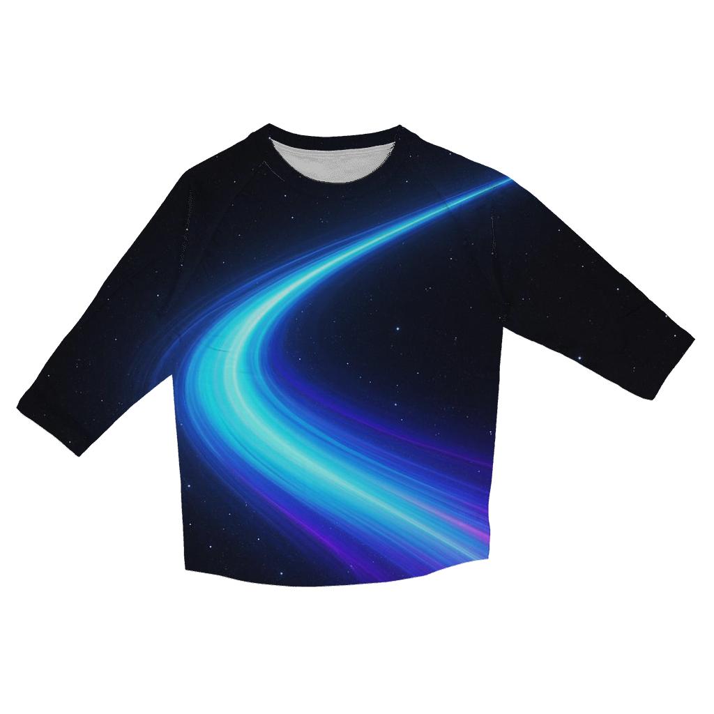 Ion Stream Aurora Path custom 3/4 sleeve shirts