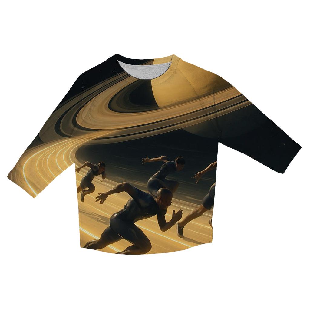 Saturn Ring Track Sprint personalized 3/4 sleeve tees
