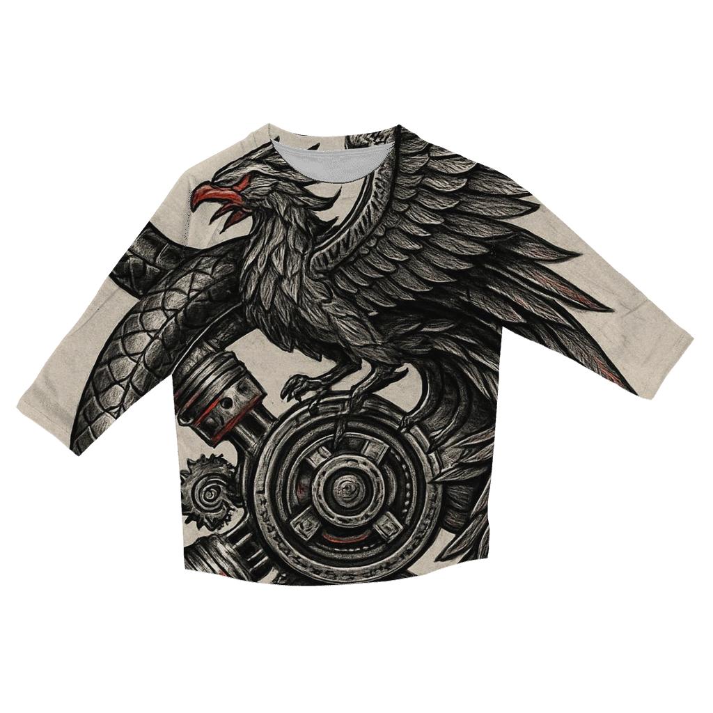 Mechanical Phoenix Ouroboros Engine trendy 3/4 sleeve tops