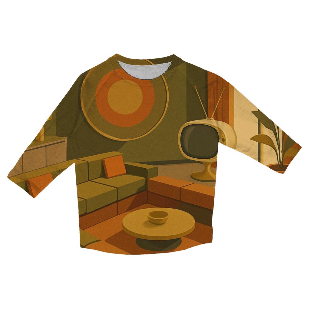 Space Age Living Room Lounge stylish quarter sleeve tops