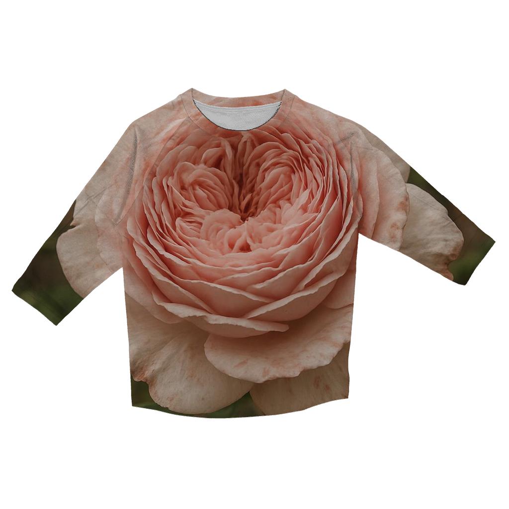 Old Rose Variety In Heritage Garden cotton quarter sleeve shirts
