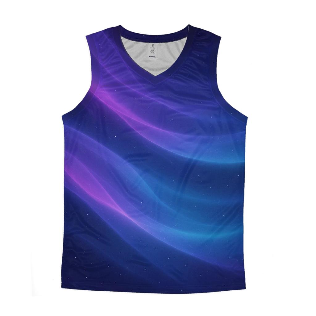 Nebula Silk Cascade trendy fitted tank tops