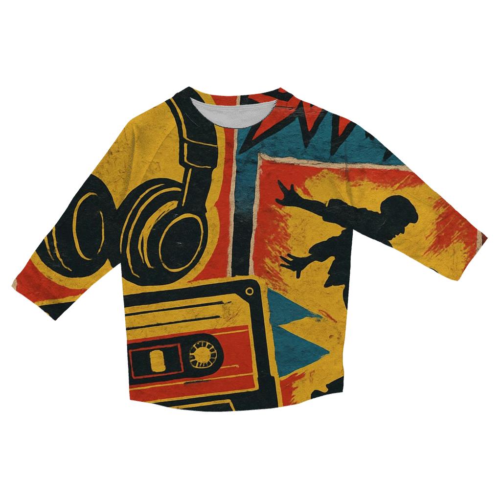 Street Poster Mashup Wall stylish quarter sleeve tops