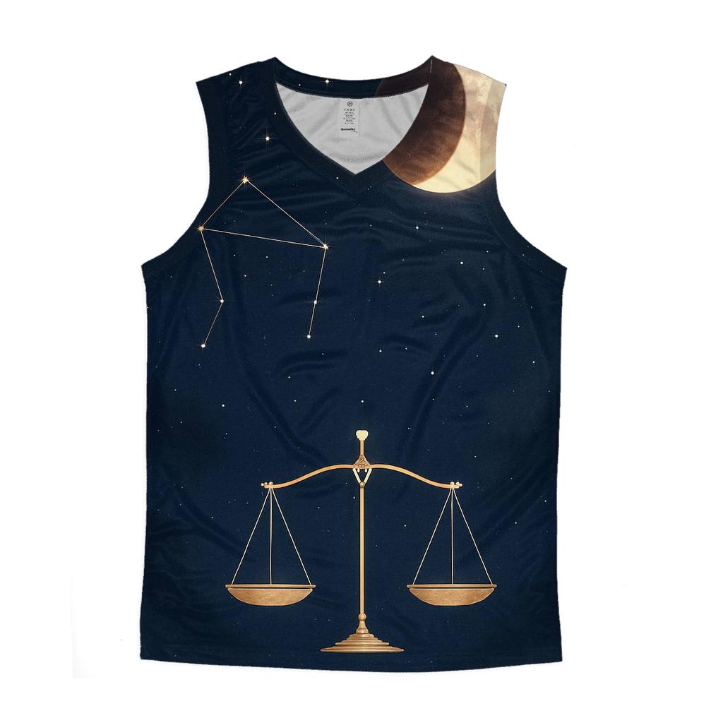 Luminous Libra Eclipse Scales custom tank tops
