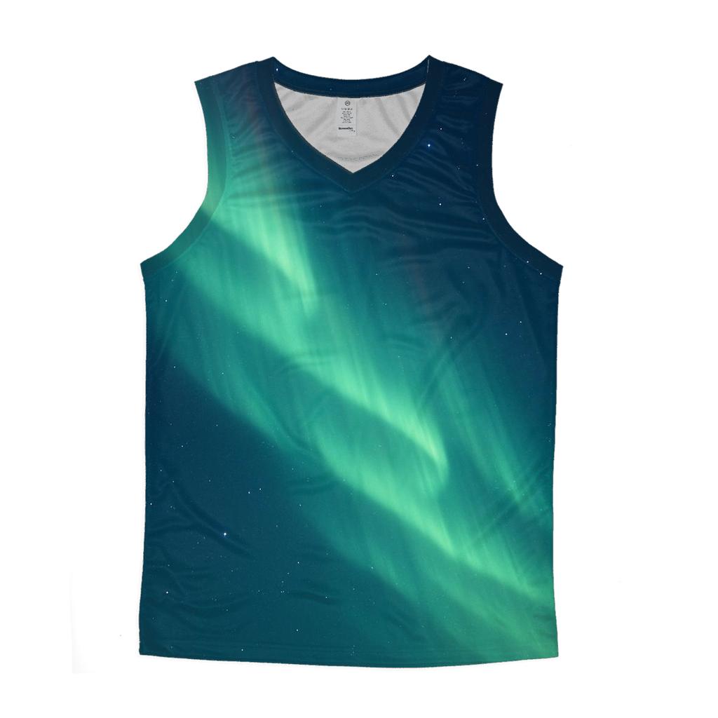 Aurora Ribbon Canopy designer workout tanks