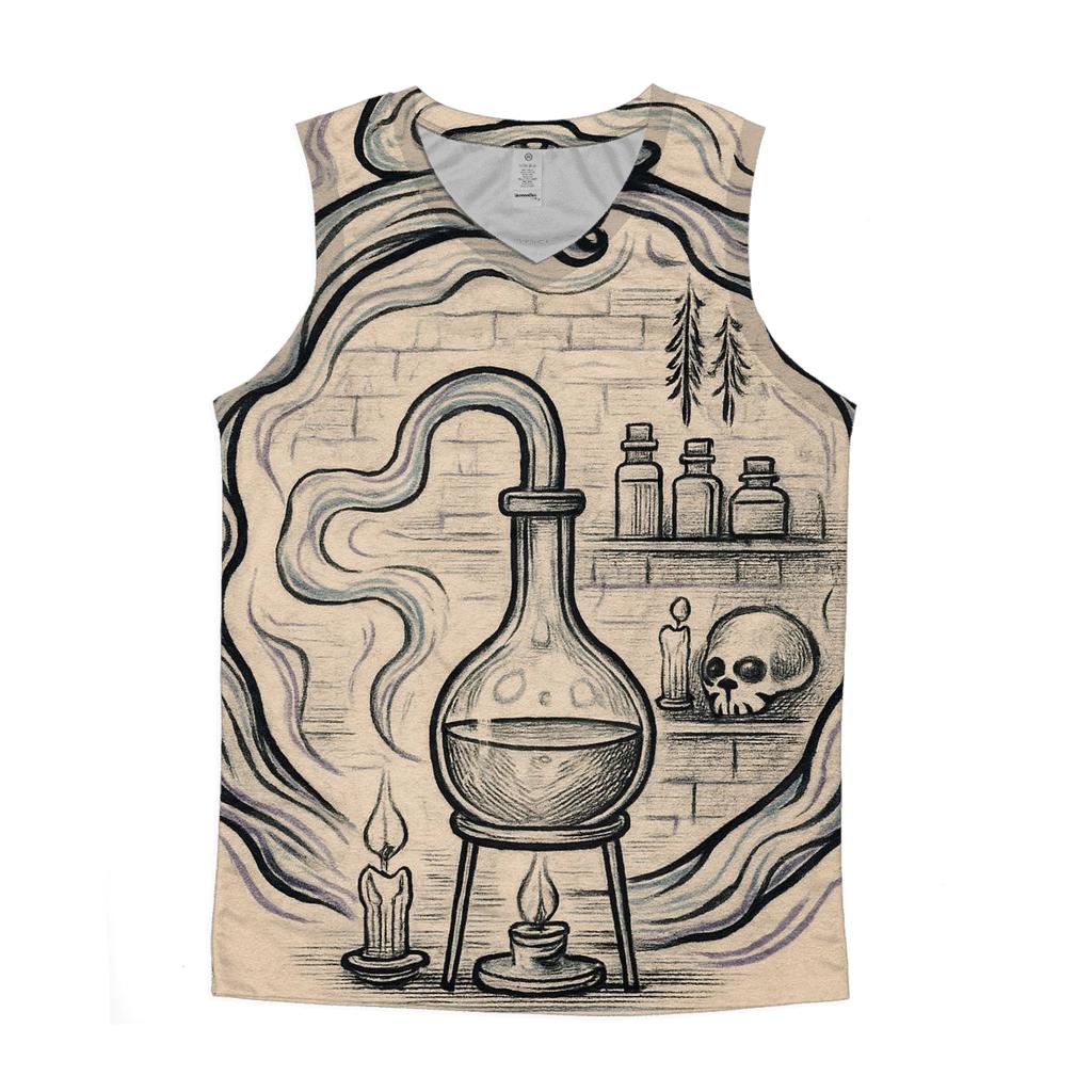Alchemical Lab Ouroboros Retort trendy fitted tank tops