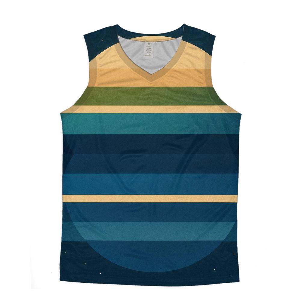 Ring Plane Horizon Lines casual summer tank tops