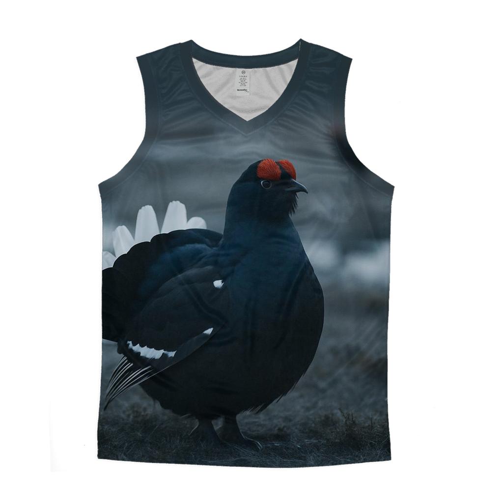 Bog Mirror Black Grouse Lek sports performance tank tops
