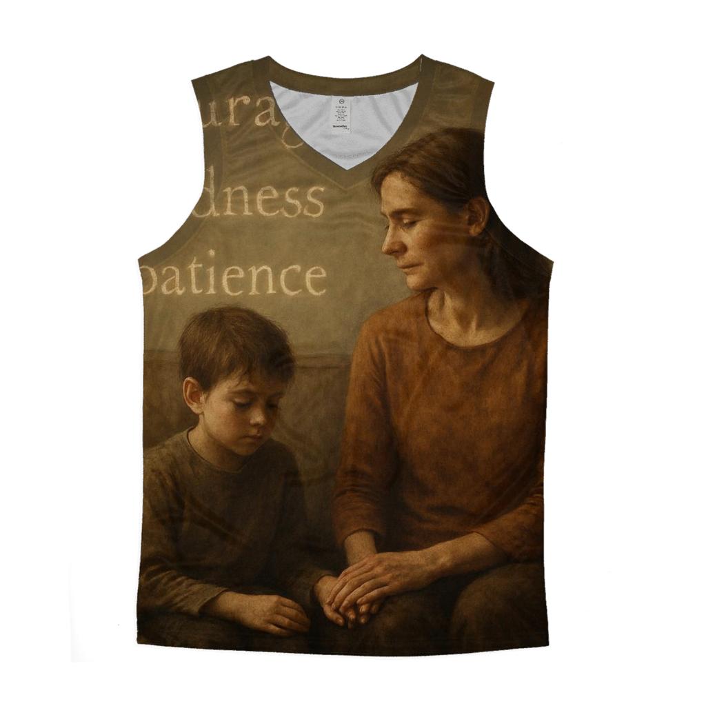 Her Silence That Teaches The Strongest Words custom tank tops
