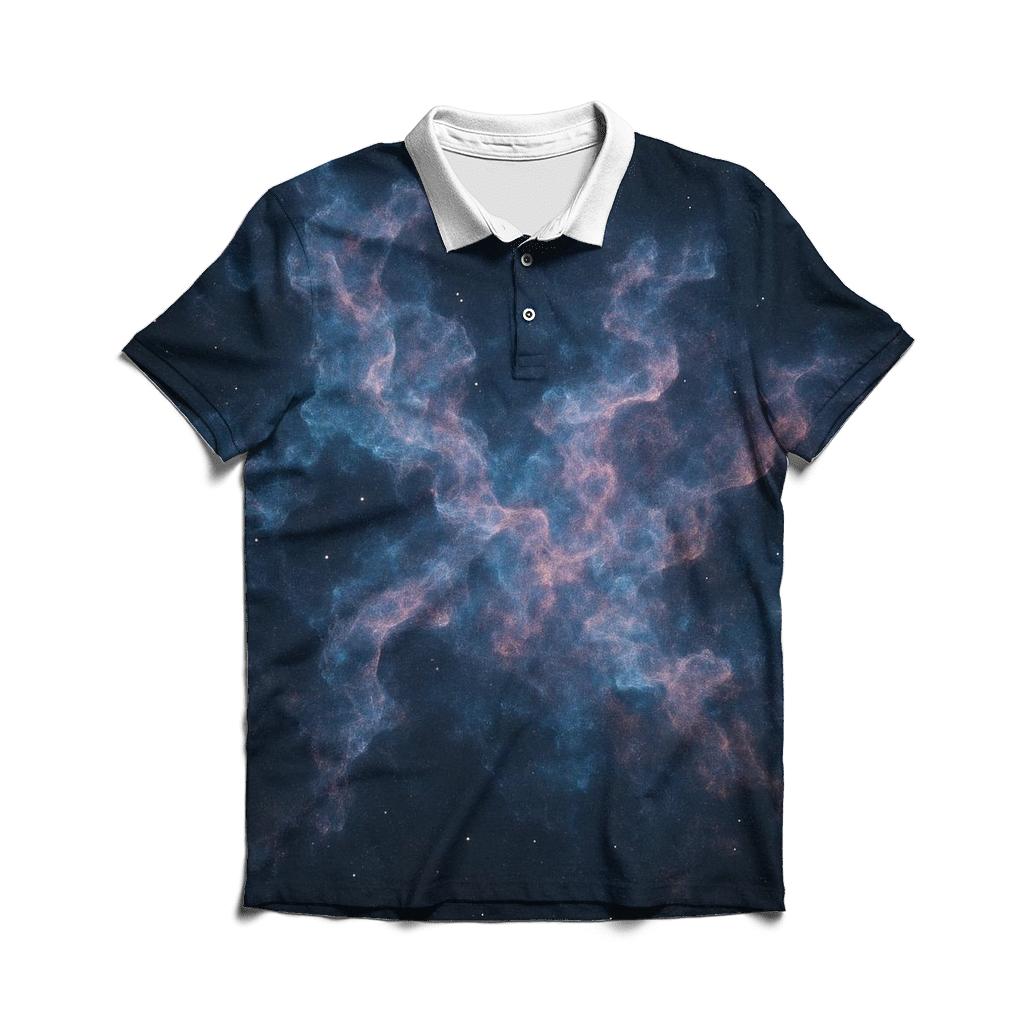 Nebula Filament Tangle designer slim fit polos