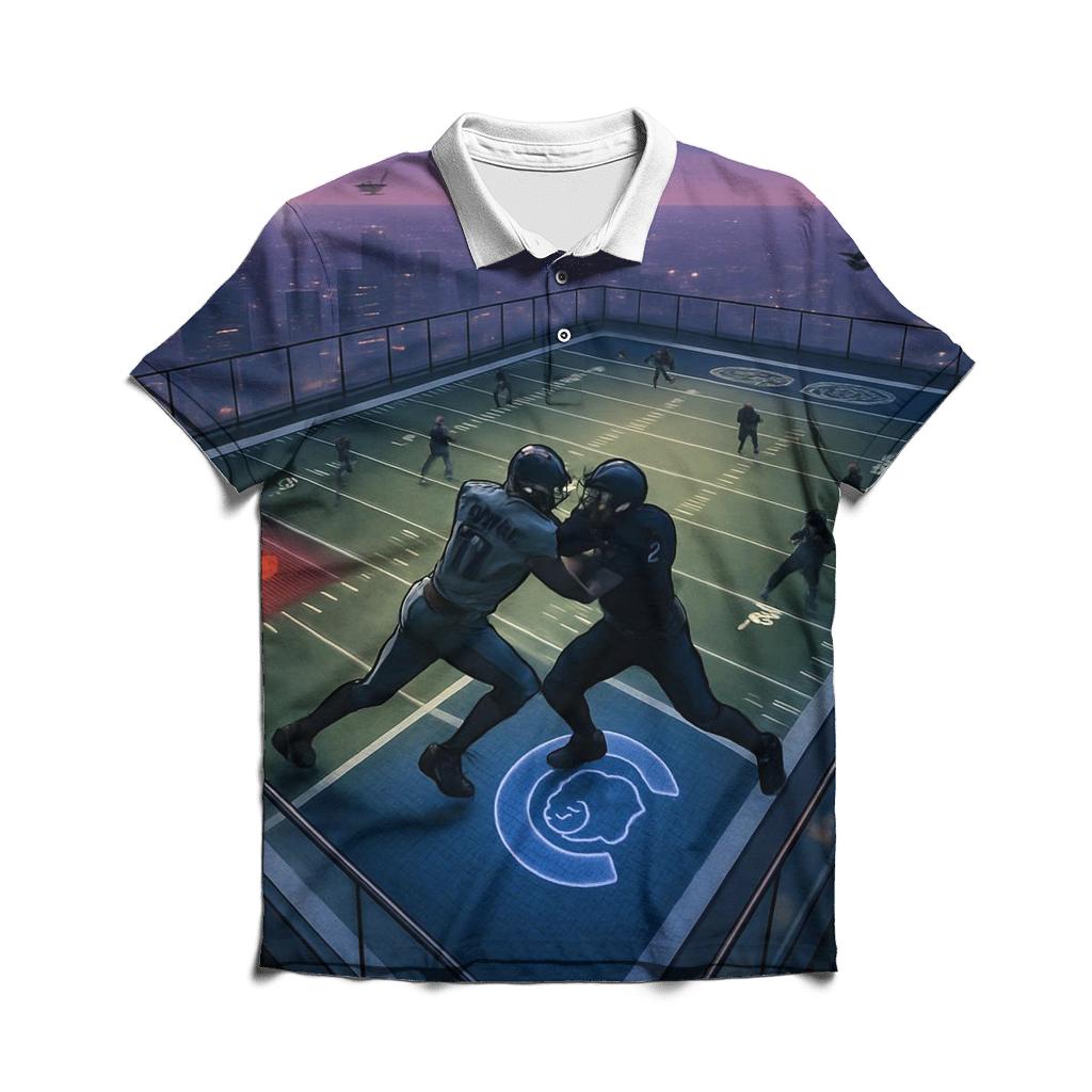 Rooftop Arena Braves Vs Cubs Urban Clash embroidered polo tops