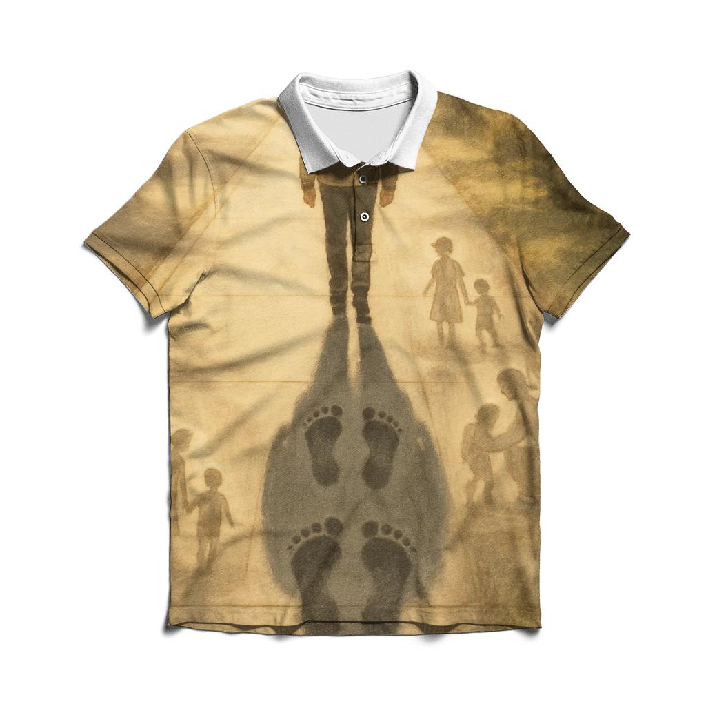 Footsteps Woven Into Your Shadow classic pique polos