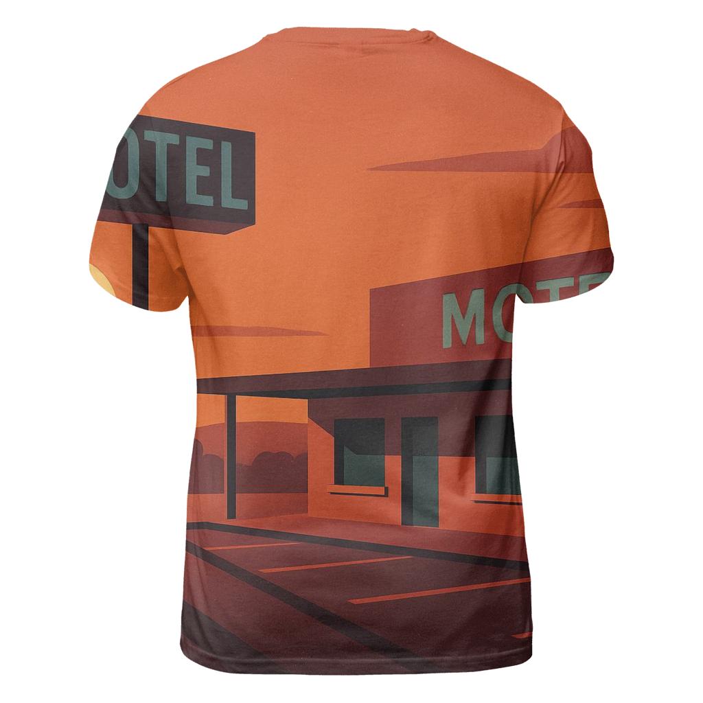Sunset Motel Neon Dreams creative print fashion shirts