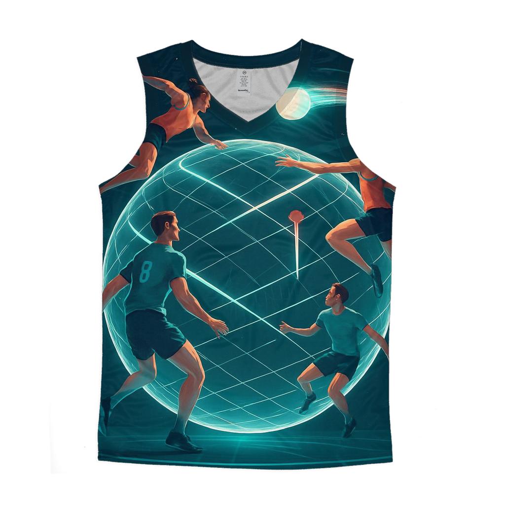 Zero Gravity Volleyball Sphere cotton sleeveless tops