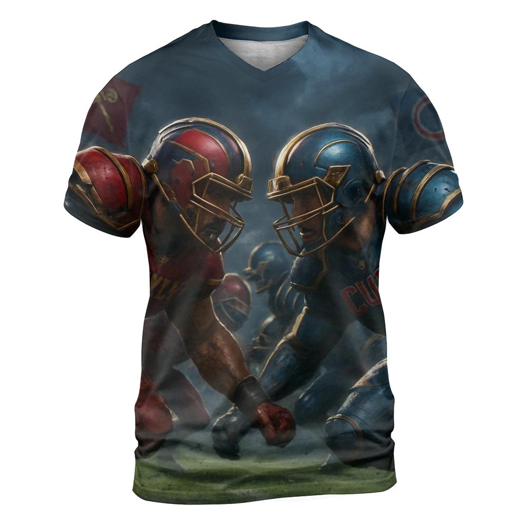 Gridiron Thunder Clash Braves Versus Cubs personalized full print shirts