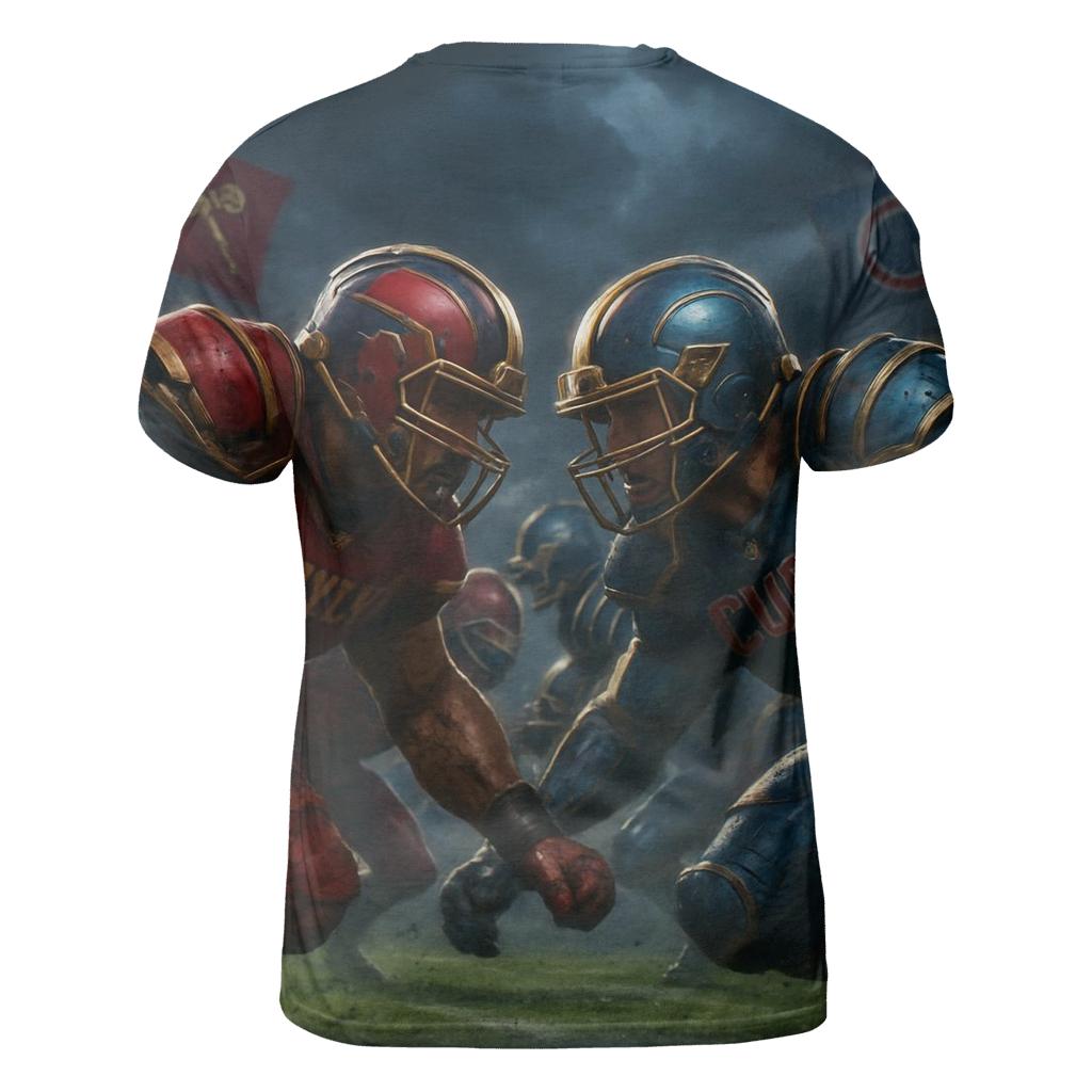 Gridiron Thunder Clash Braves Versus Cubs personalized full print shirts