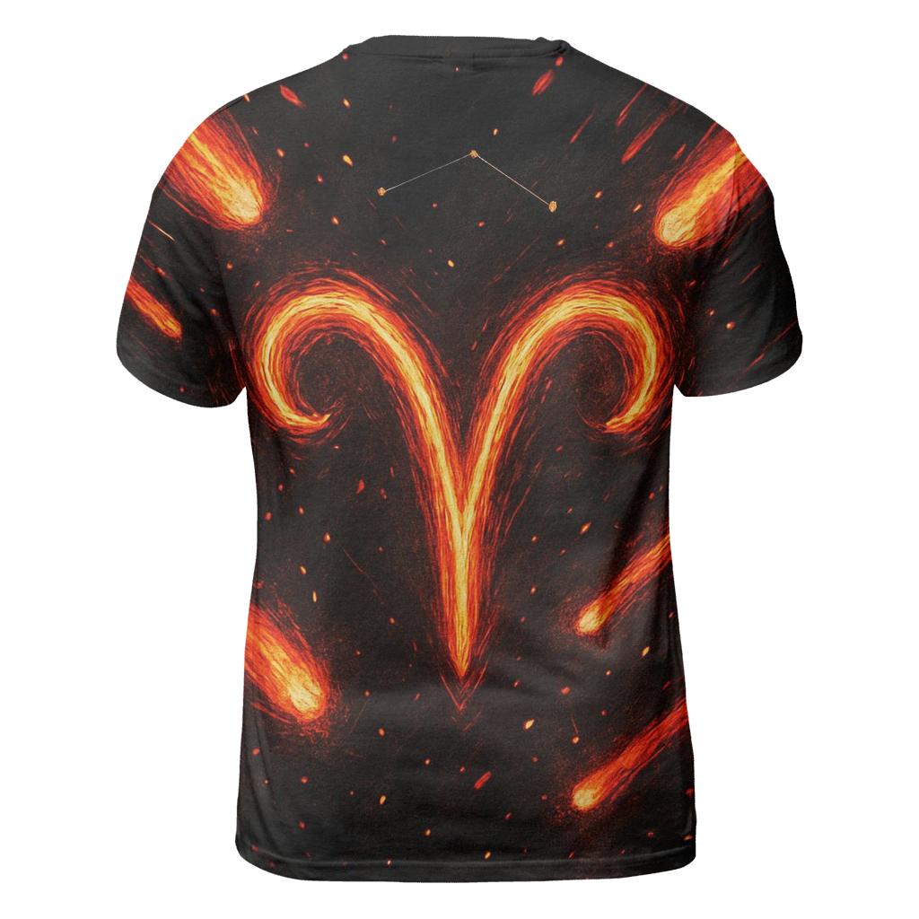 Aries Meteor Trail Sigil unique graphic print tees