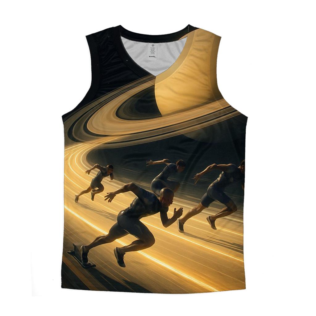 Saturn Ring Track Sprint stylish racerback tanks