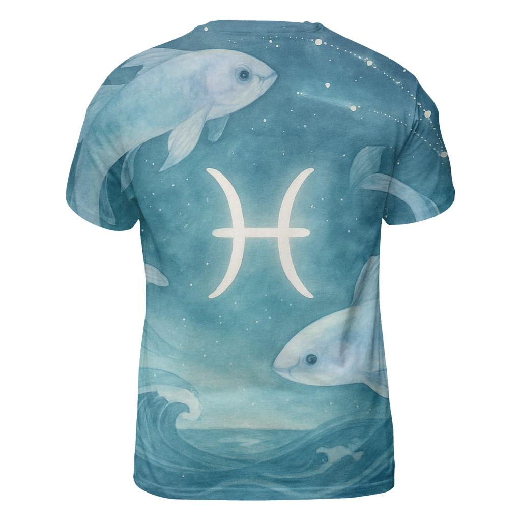 Pisces Tidal Constellation Dream personalized full print shirts