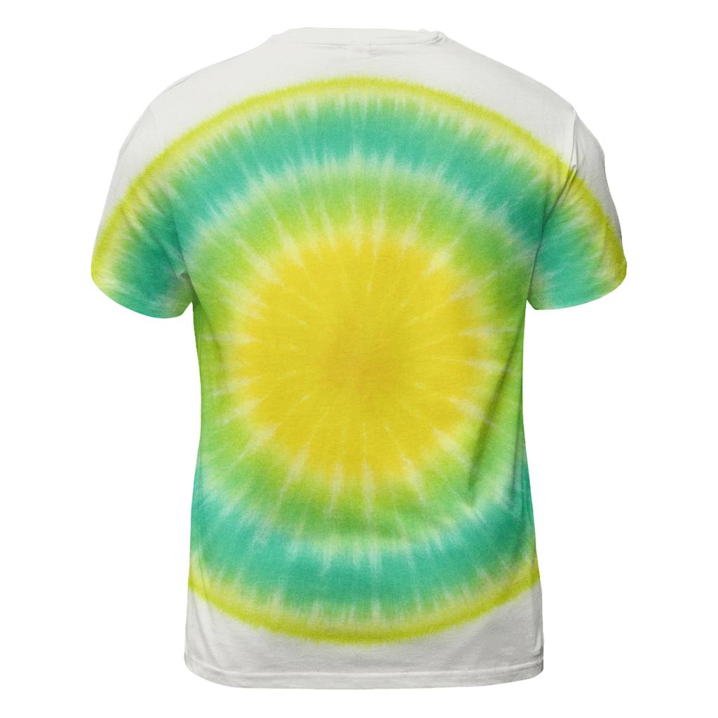 Lime Citrus Bullseye Bloom trendy printed shirt styles