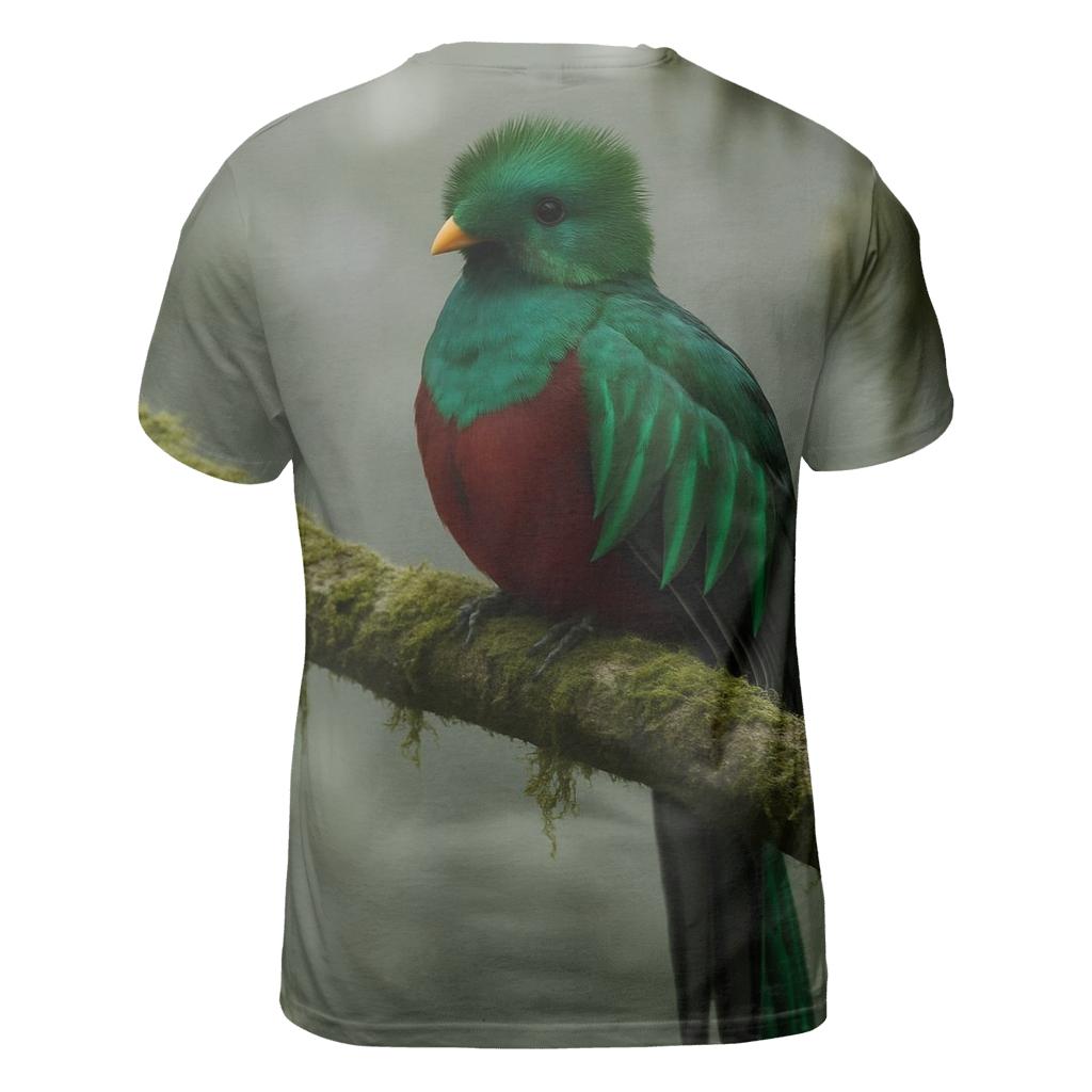 Cloud Forest Pause Resplendent Quetzal statement graphic shirts