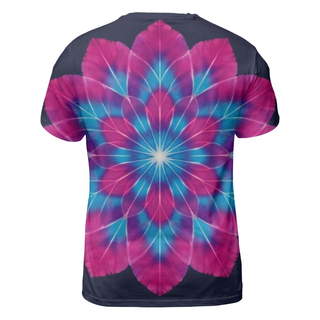 Magenta Cyan Mandala Galaxy custom all-over print shirts
