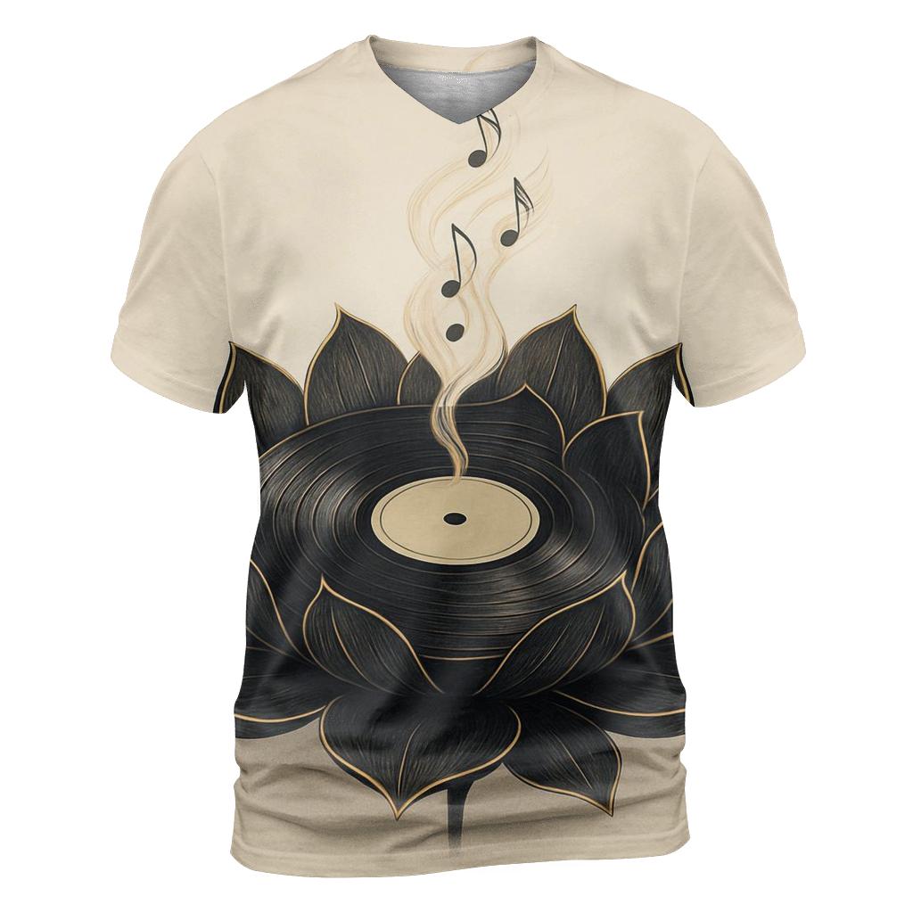 Vinyl Lotus Bloom personalized full print shirts