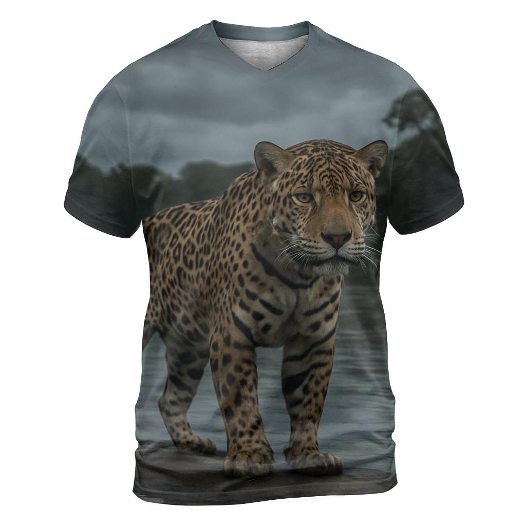 River Stone Watch Jaguar statement graphic shirts