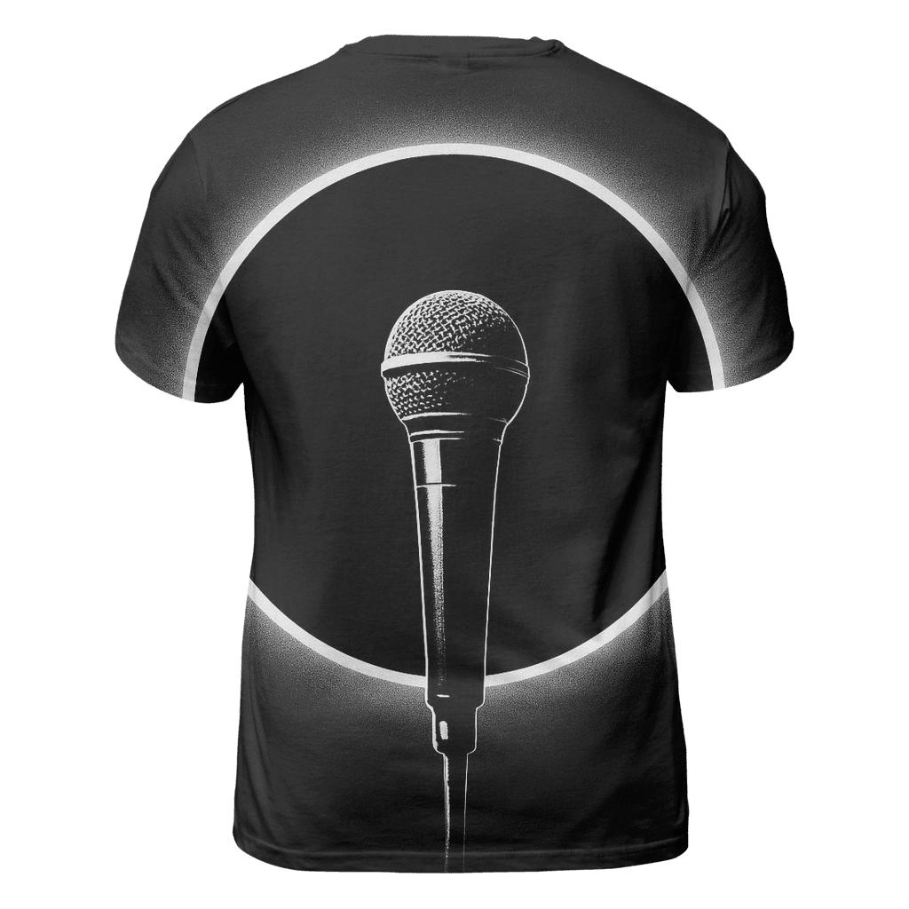 Minimalist Microphone Eclipse designer pattern shirts