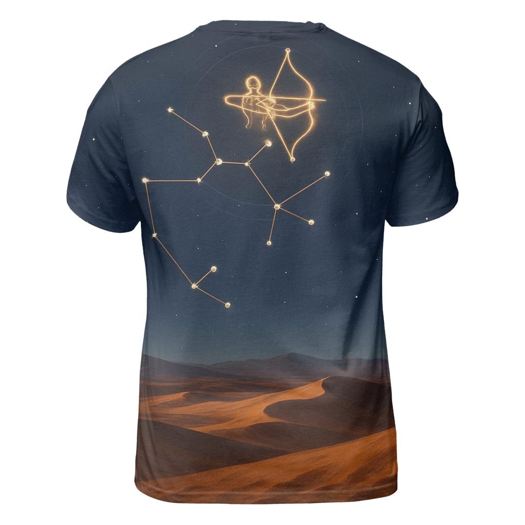 Sagittarius Archer Horizon Map trendy printed shirt styles