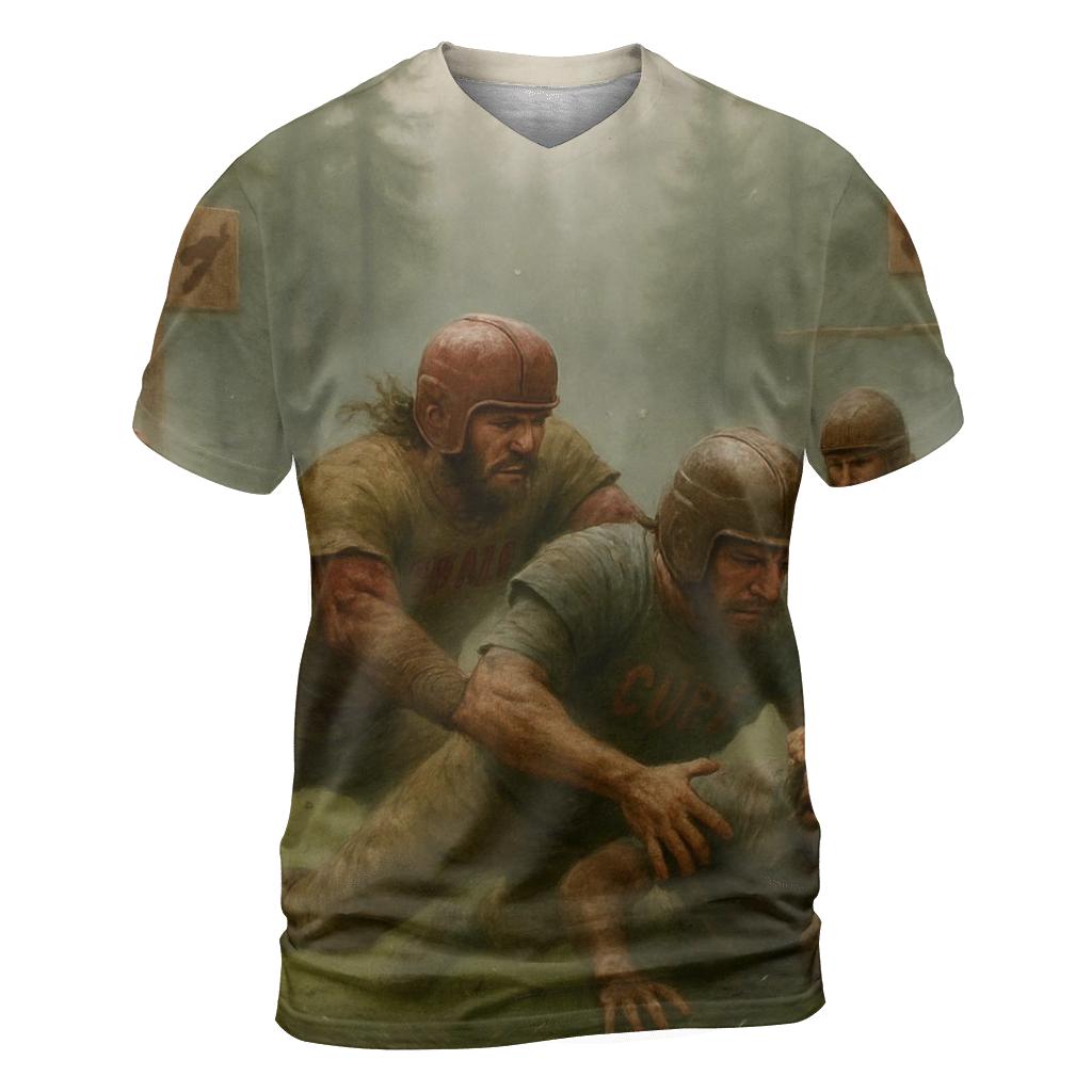 Forest Mist Gridiron Braves Against Cubs statement graphic shirts