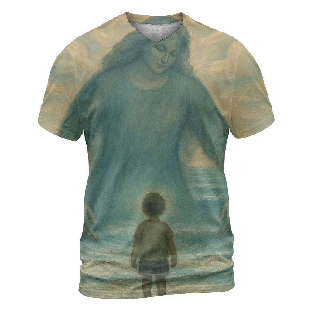 The First Safe Harbor In Lifes Changing Tides artistic all-over print tops