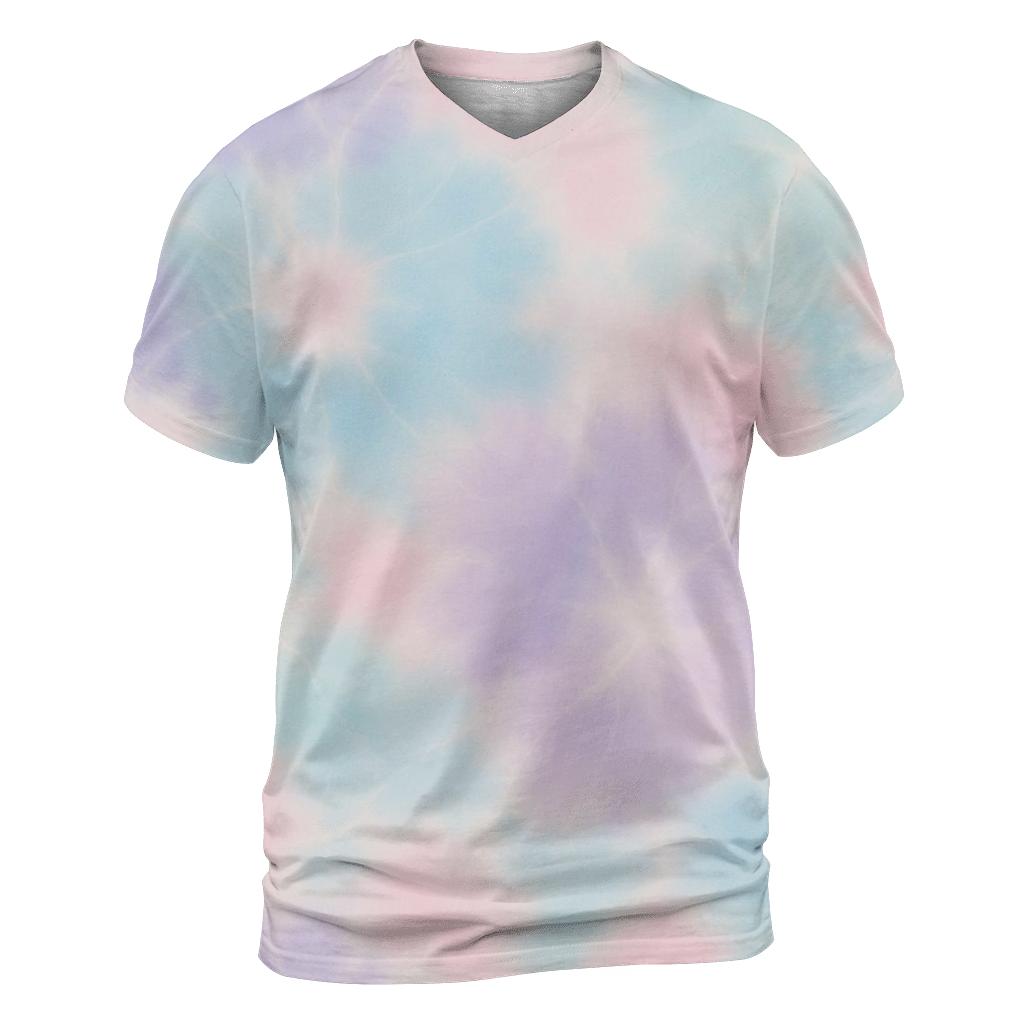 Pastel Nebula Crumple Field personalized full print shirts
