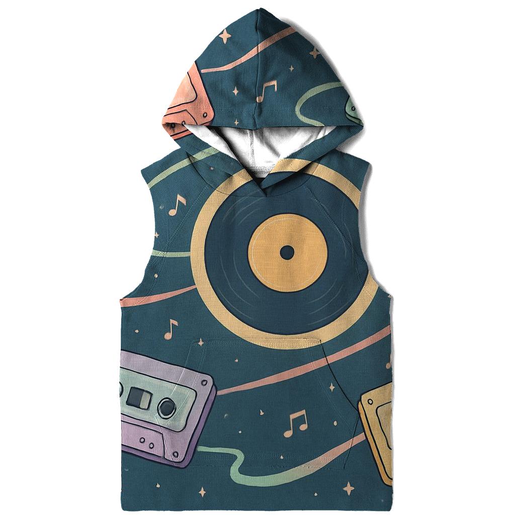 Retro Cassette Solar System hoodie trends