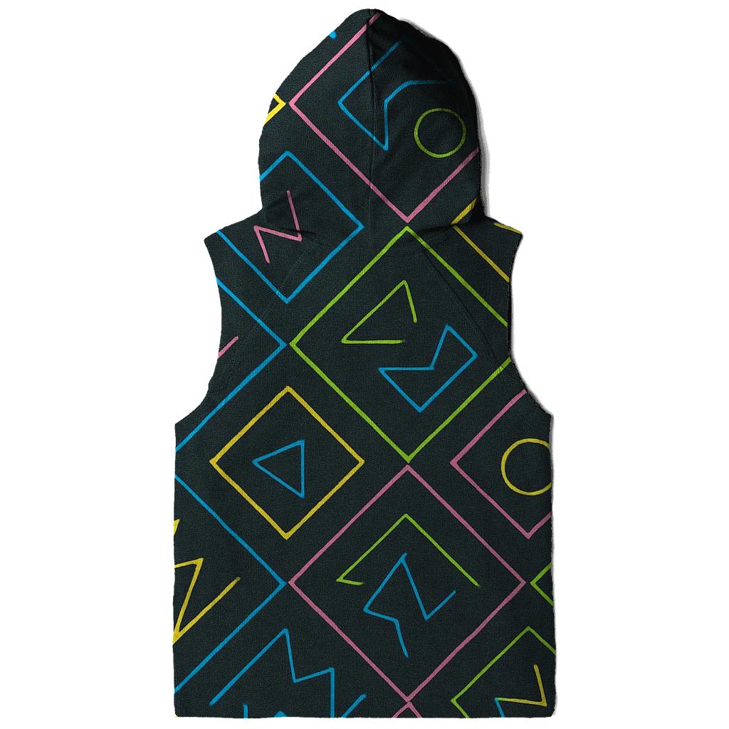 Retro Arcade Floor Tiles embroidered hoodies