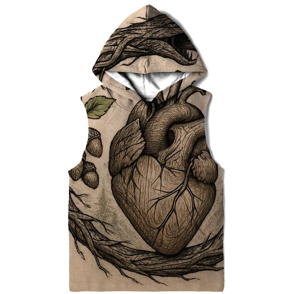 Forest Heart Rooted Ouroboros embroidered hoodies