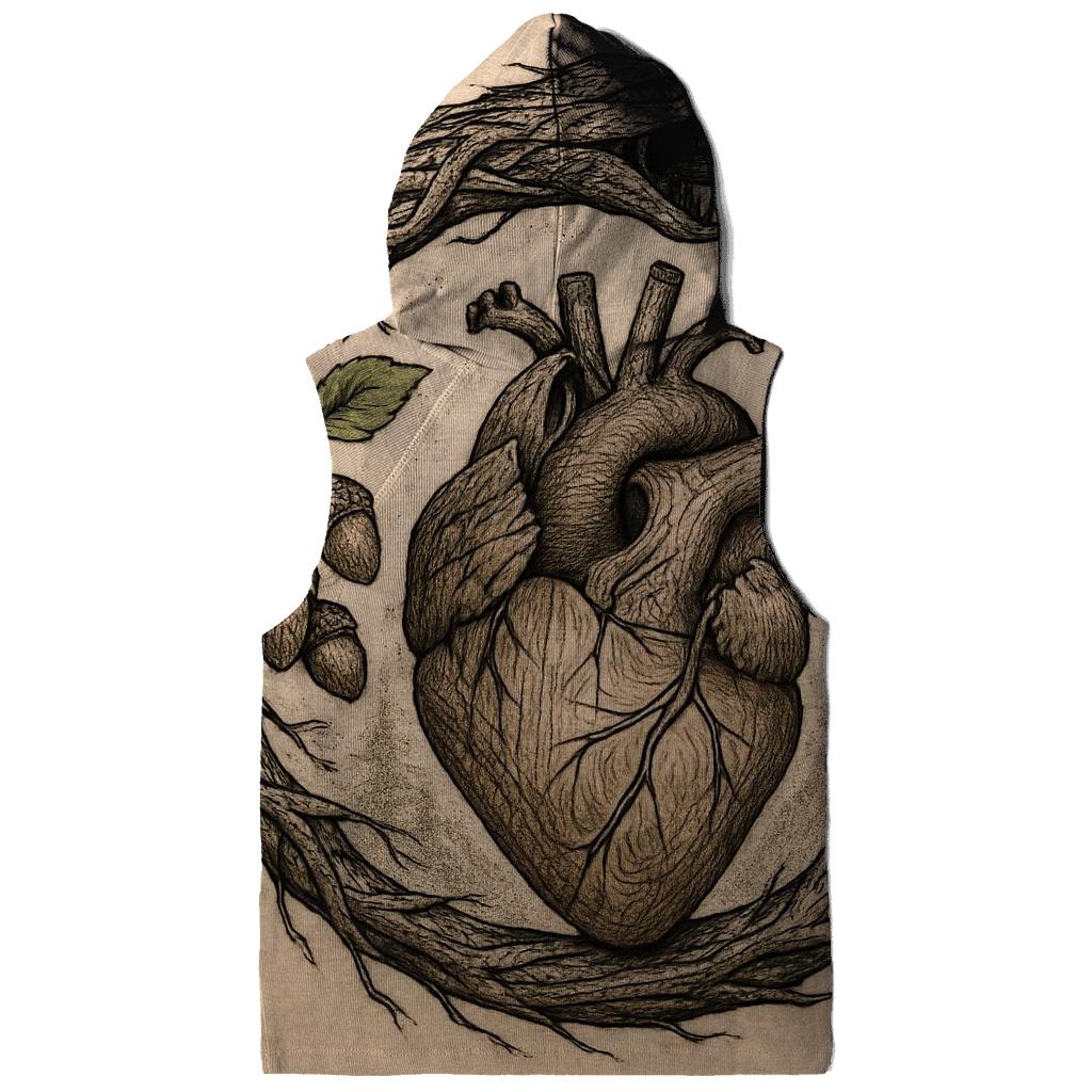 Forest Heart Rooted Ouroboros embroidered hoodies