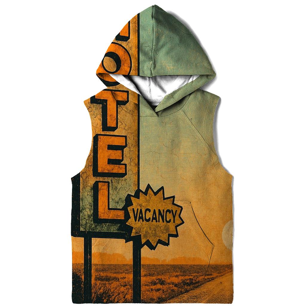 Faded Route Motel Roadside Sign hoodies fashion