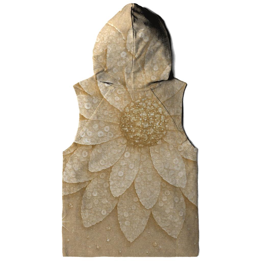 Champagne Sequin Bloom lightweight hoodies