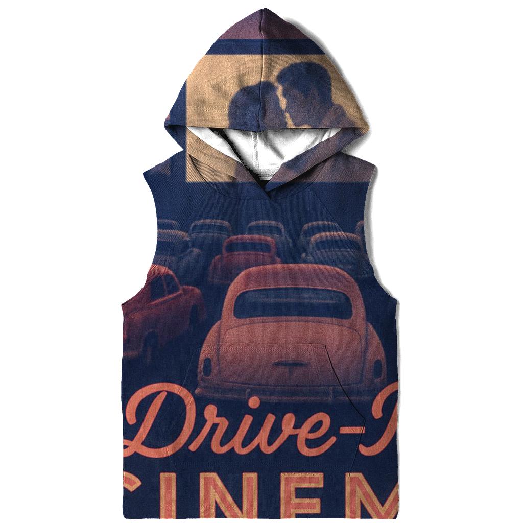 Retro City Drive In Cinema Scene pullover hoodies