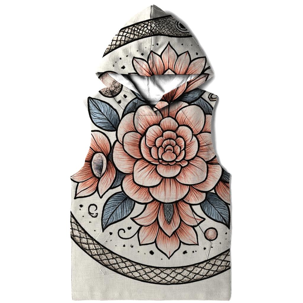 Cosmic Garden Mandala Ouroboros custom hoodies