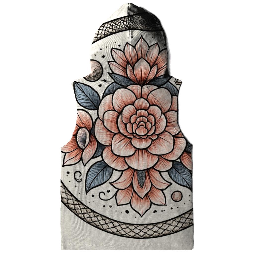 Cosmic Garden Mandala Ouroboros custom hoodies