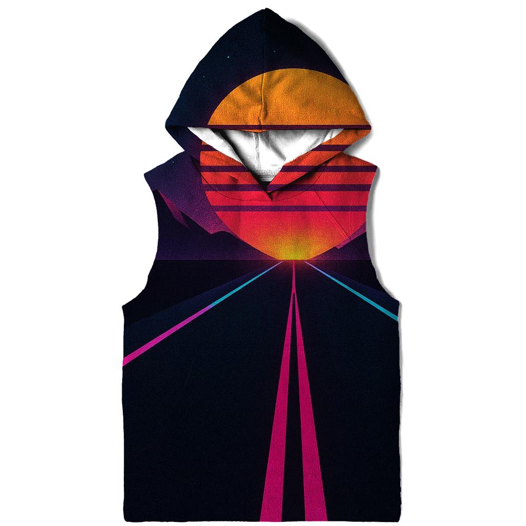 Neon Highway Night Run hoodie trends