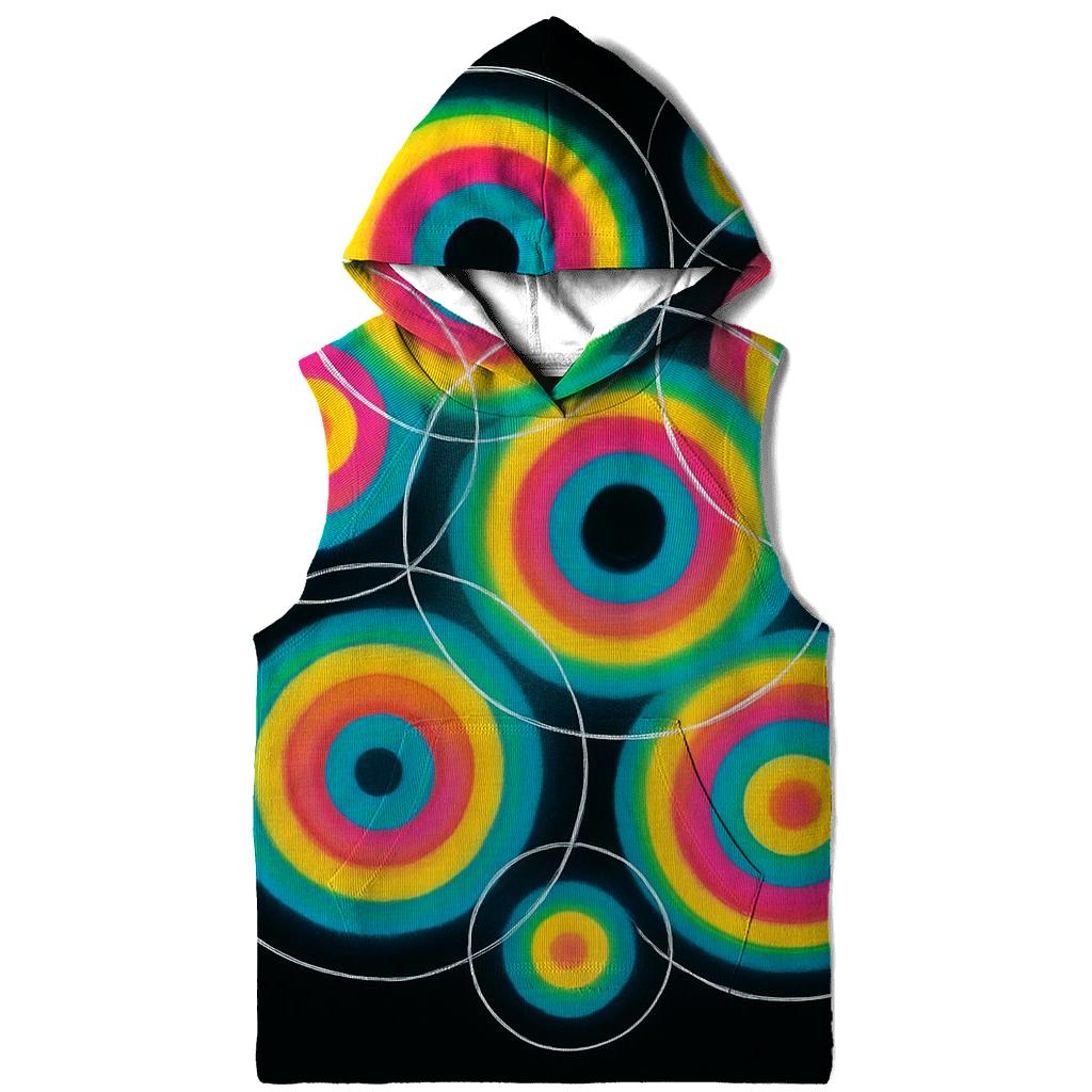 Neon Orbital Ring Cluster lightweight hoodies