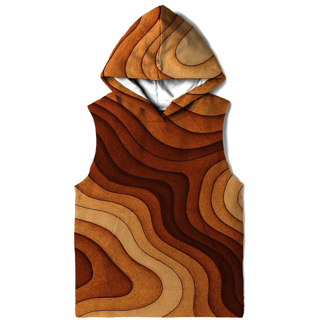 Crema Topographic Lines hoodie trends