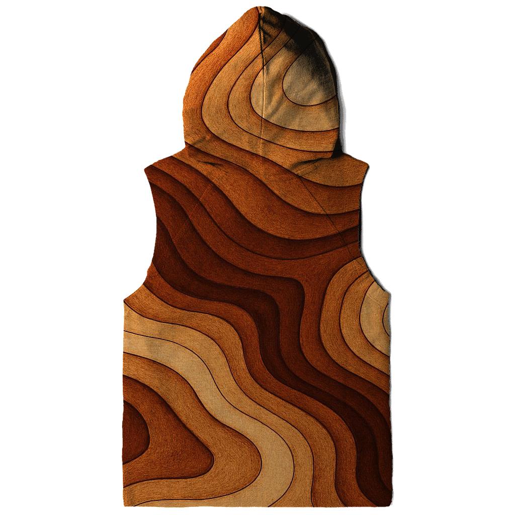 Crema Topographic Lines hoodie trends