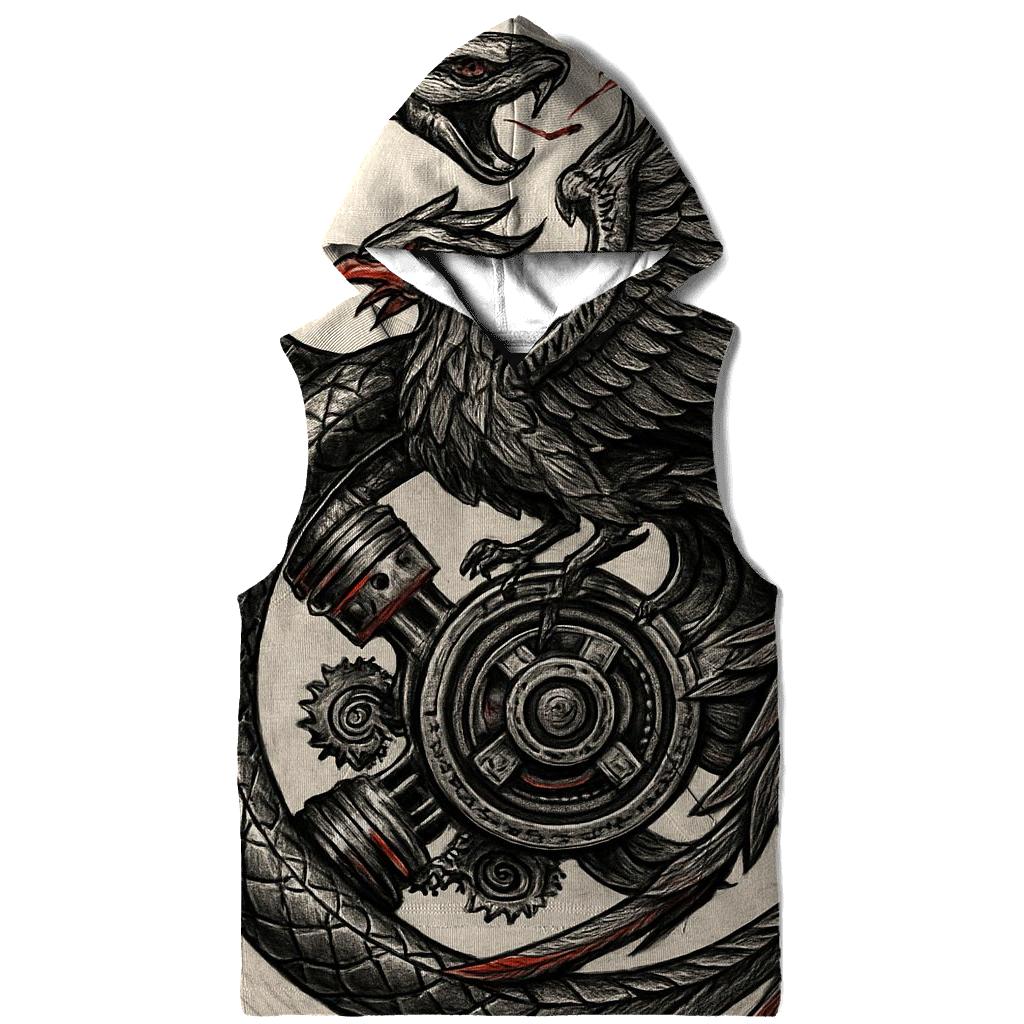 Mechanical Phoenix Ouroboros Engine hoodies fashion