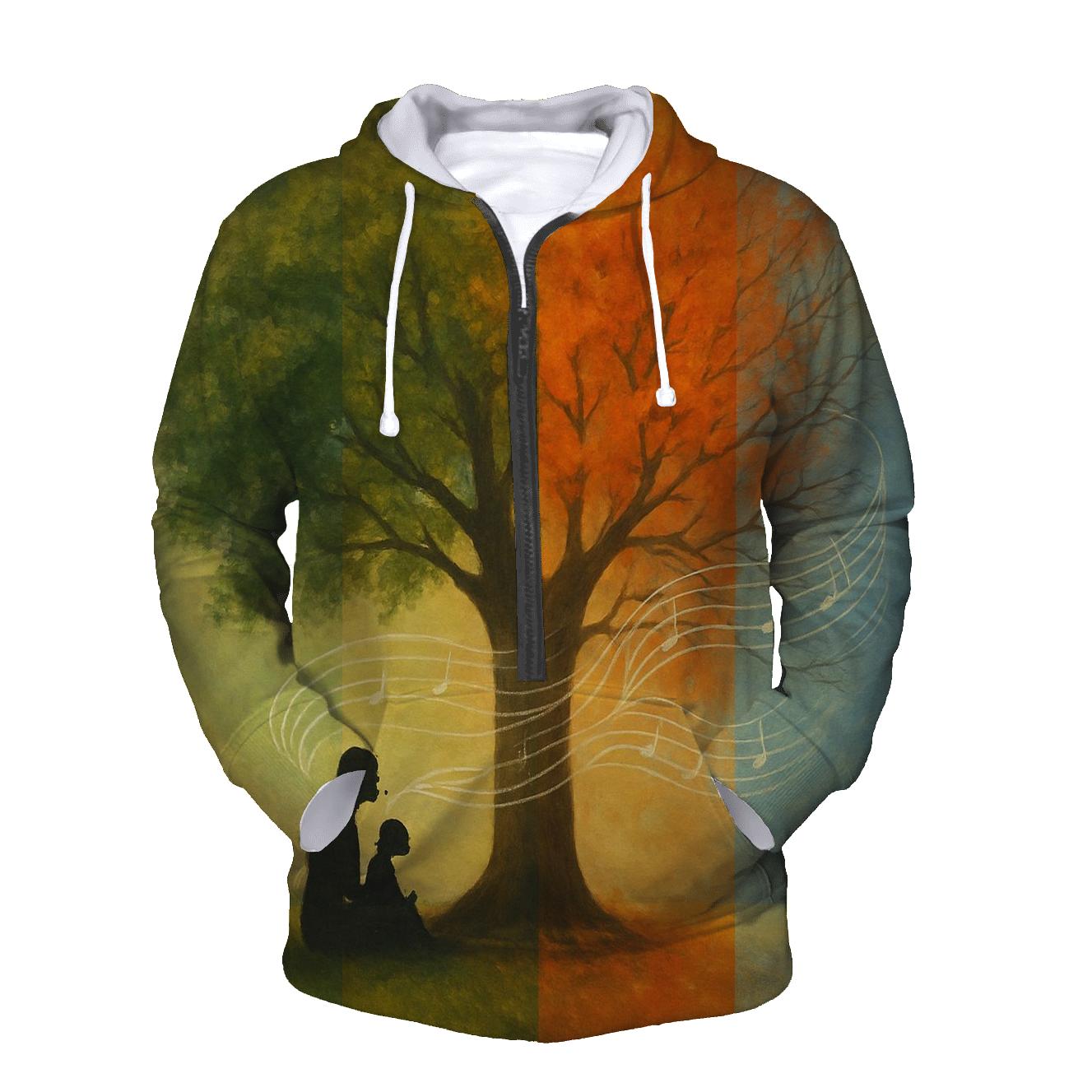 The Thread Of Her Voice Through Every Season graphic hoodies