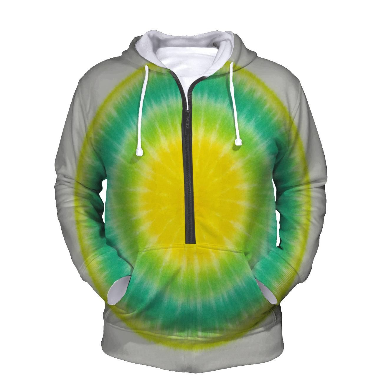 Lime Citrus Bullseye Bloom hoodie designs